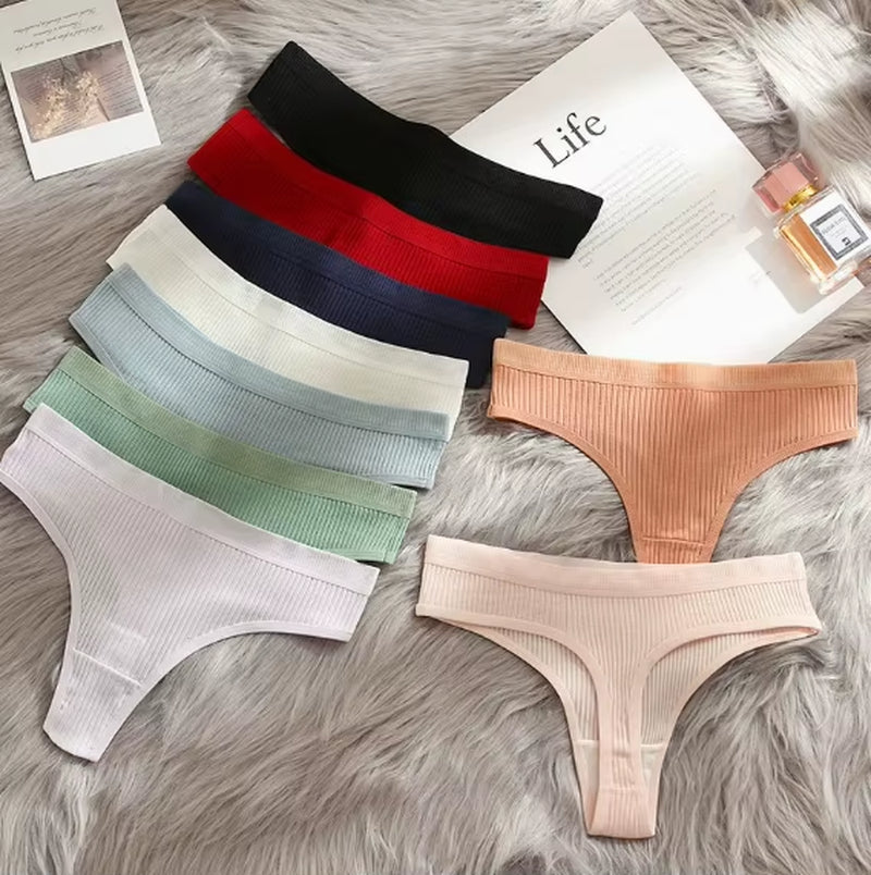 Four Seasonsseamless Cotton Women Underwear Invisible Quick Dry Ladies Panties M-XXL Multiple Colors Solid Floral